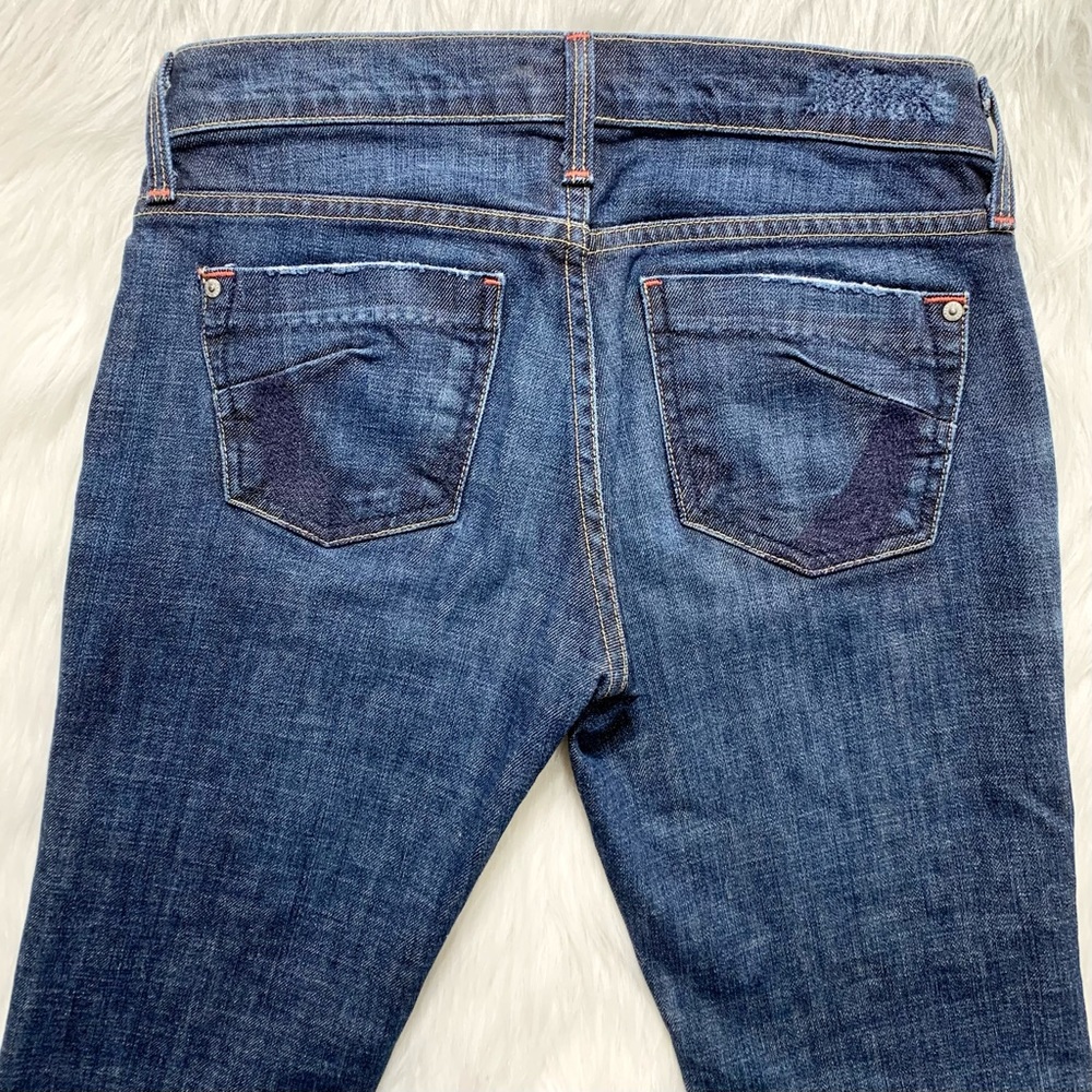 SOLD-James Jeans Cropped Dry Aged Denim Jeans - Picture 4 of 9